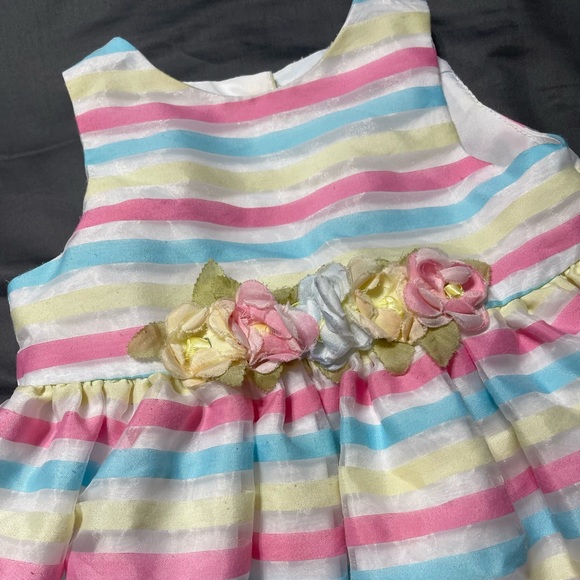 Baby Girl Spring/Summer Sleeveless Dress - Toddler Easter Outfit - Picture 2 of 8